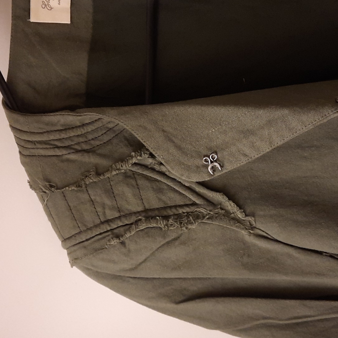 Nwt, Elizabeth And James Olive Green Raw Edge Jacket — image 5 of 8
